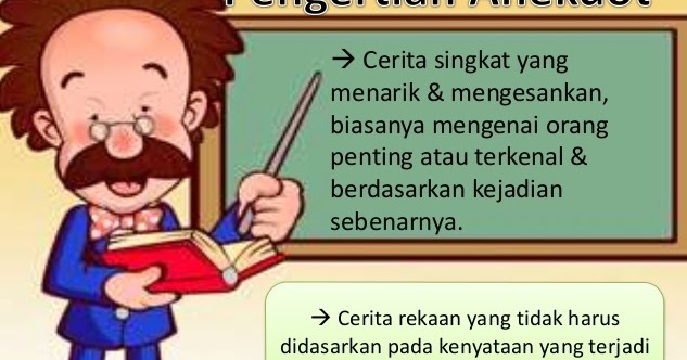 Teks anekdot adalah karangan cerita singkat yang menarik, lucu, dan mengesankan karena isinya berupa kritik atau sindiran terhadap kebijakan . Penjelasan dan Pengertian, Struktur, Ciri Ciri dan Kaidah