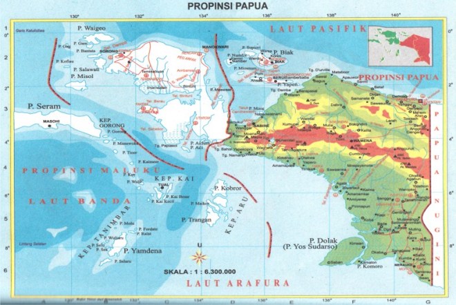 Provinsi papua menjadi wilayah indonesia yang berbatasan dengan negara papua new guinea. Peta Provinsi di Indonesia (Bagian 3) | Peta Pembelajaran