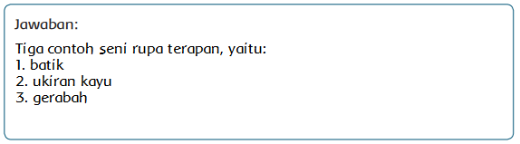 Karya trimatra punya volume, sehingga wujudnya bisa dinikmati dari berbagai arah. Ciri-ciri, Fungsi dan Sifat Karya Seni Rupa Daerah
