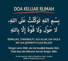 Selanjutnya, untuk arti dari lafazh di atas yakni : Bismillahi Tawakkaltu Alallah Wala Haula Wala Quwwata Illa