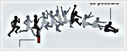 Sikap badan di udara dalam lompat jauh gaya jongkok adalah posisi badan pada saat melayang di udara dengan kedua lutut ditekuk, kedua tangan. gani: LOMPAT JAUH