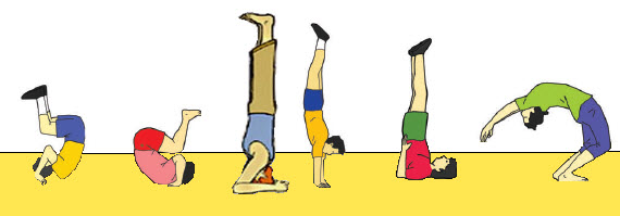 Guling belakang (back roll) adalah menggulingkan badan ke belakang dengan posisi badan tetap harus membulat, yaitu kaki dilipat, . MATERI PJOK BAB 12 SEM 2 RANGKAIAN SENAM LANTAI ~ MEDIA