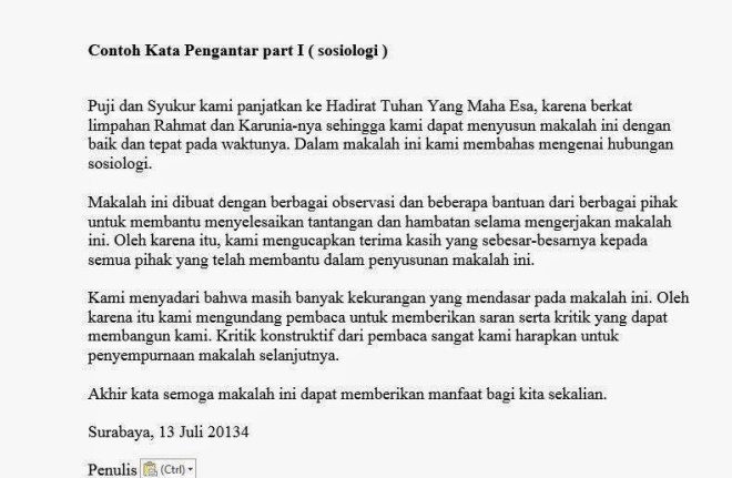 Berzikir akan menambah rasa syukur kita terhadap nikmat allah. CONTOH KATA PENGANTAR LAPORAN PROPOSAL YANG BAIK DAN BENAR