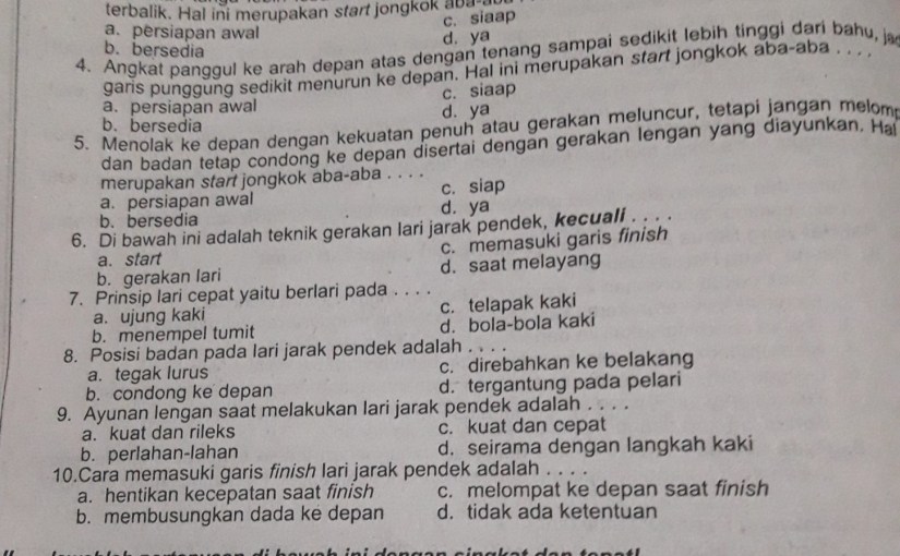 View Kunci Pertama Yang Harus Dikuasai Dalam Lari Jarak Pendek Yaitu
&nbsp;Images