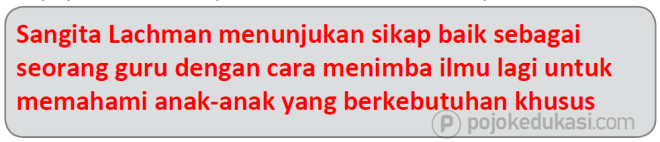 Guru profesional hendaknya memiliki komponen afeksi yang mencakup karakter yang baik sebagai sikap utama yang harus dimiliki seorang guru . â LENGKAP! Kunci Jawaban Halaman 63, 64, 65, 70, 71, 72